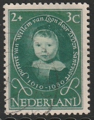 Nederland 1955 666 Kind 2c, Gest, Ophalen of Verzenden, Na 1940, Gestempeld