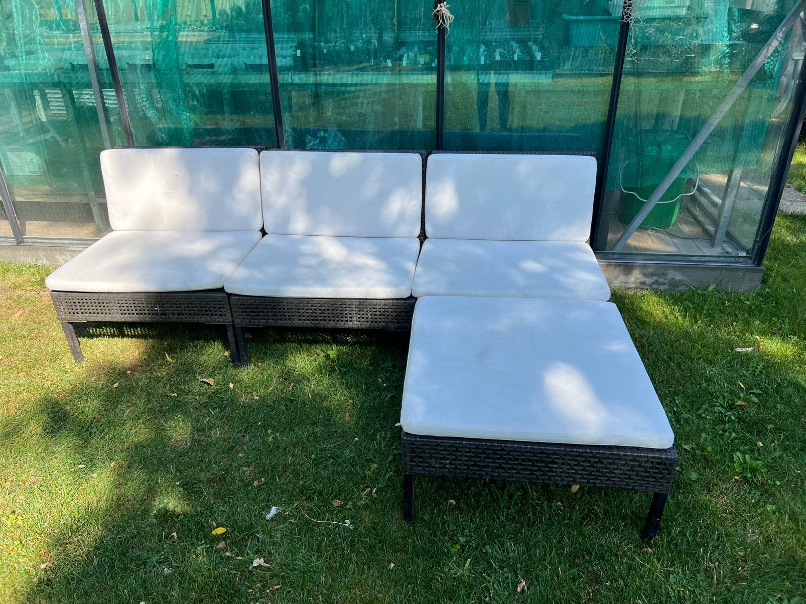 Loungebank tuin, Ophalen, Gebruikt