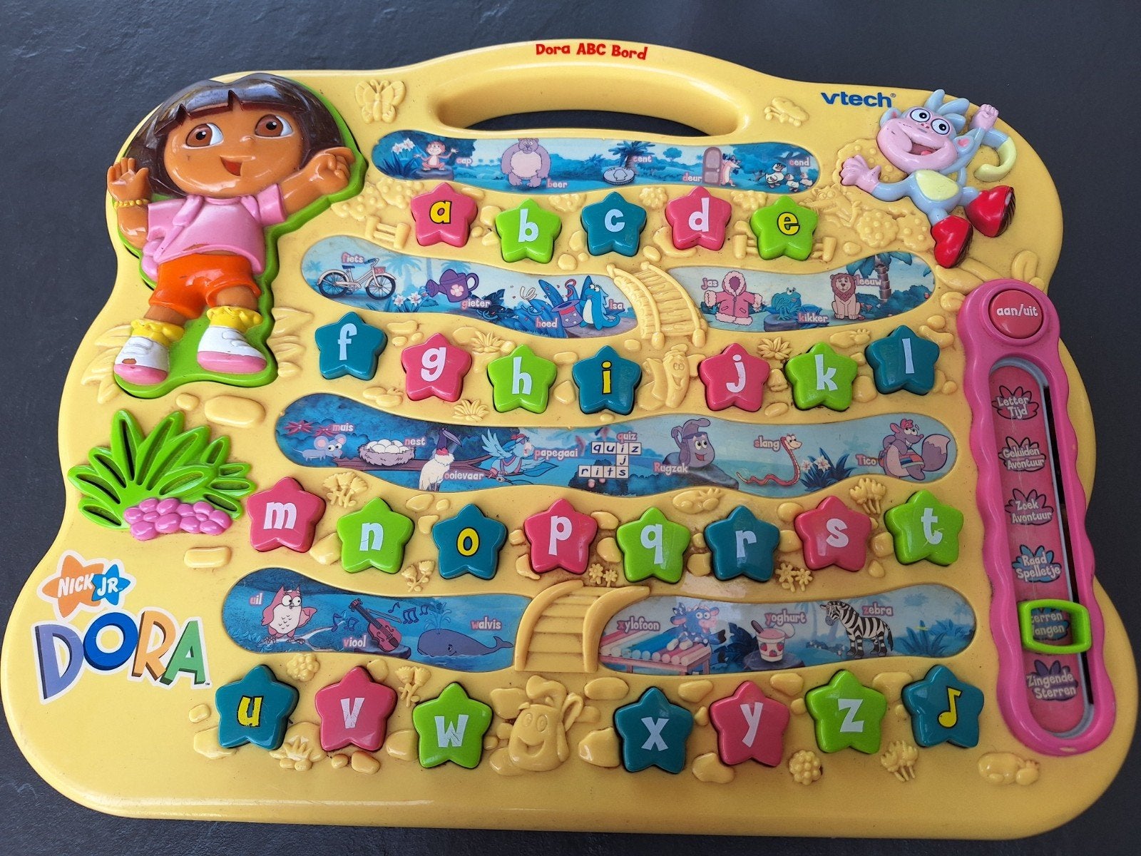VTech Dora ABC Bord - Interactief Leerplezier, Ophalen, Gebruikt, Overige typen, Met geluid
