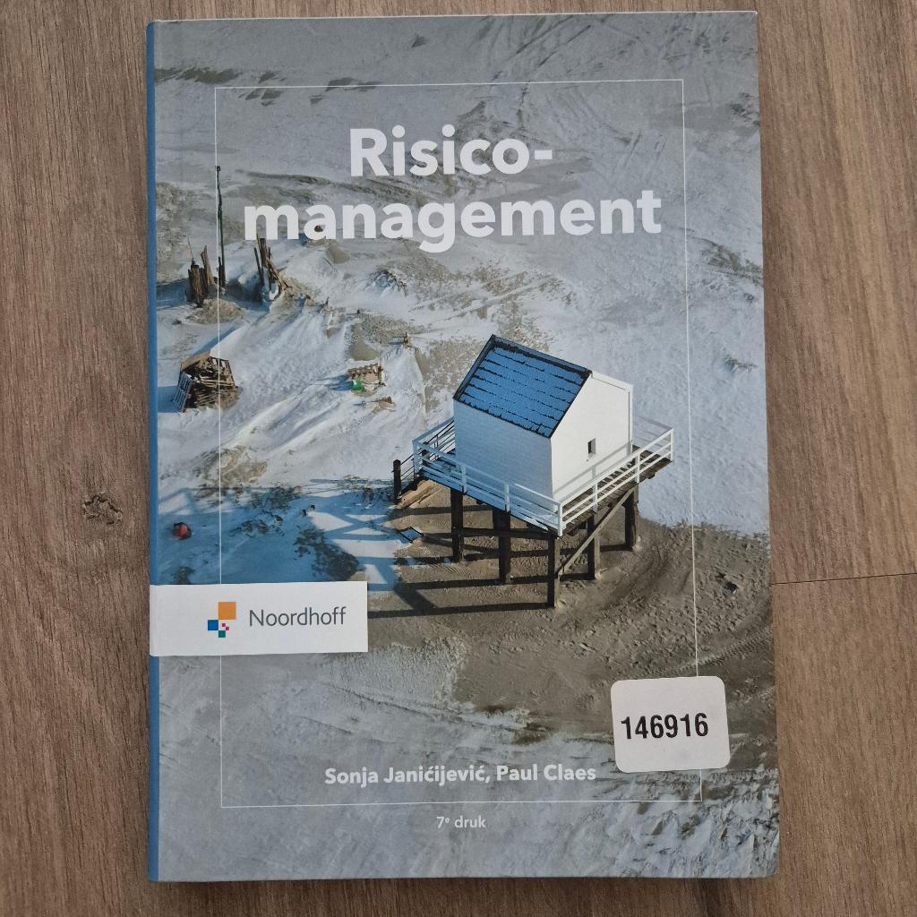 Risicomanagement, Boeken, Verzenden, HBO, Zo goed als nieuw, Noordhoff Uitgevers