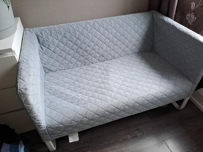Ikea KNOPPARP bankje, Huis en Inrichting, Ophalen, Tweepersoons, 75 tot 100 cm, Zo goed als nieuw