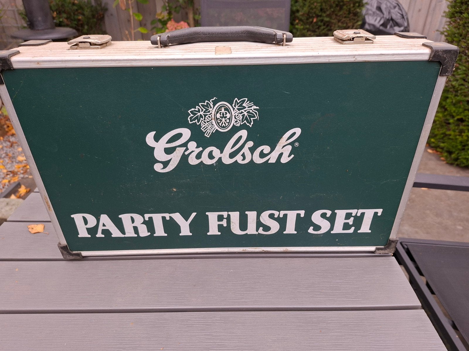 Grolsch Party Fust Set in Koffer, Ophalen of Verzenden, Gebruikt