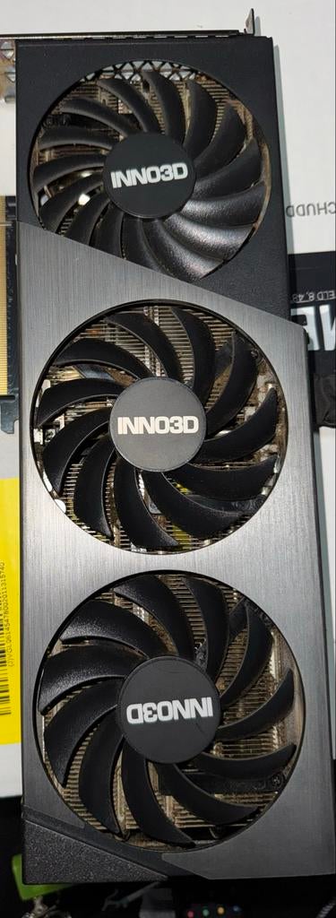 INNO3D GeForce RTX 4070 Ti X3 12GB GDDR6X Videokaart, Computers en Software, Videokaarten, HDMI, GDDR6, PCI-Express 4, Ophalen of Verzenden