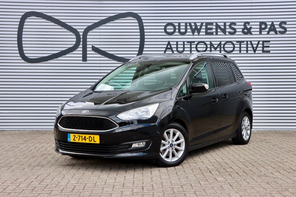 Ford Grand C-Max 1.0 Titanium | NAVIGATIE | WINTERPAKKET | T, Auto's, Ford, Voorwielaandrijving, 745 kg, 125 pk, Gebruikt