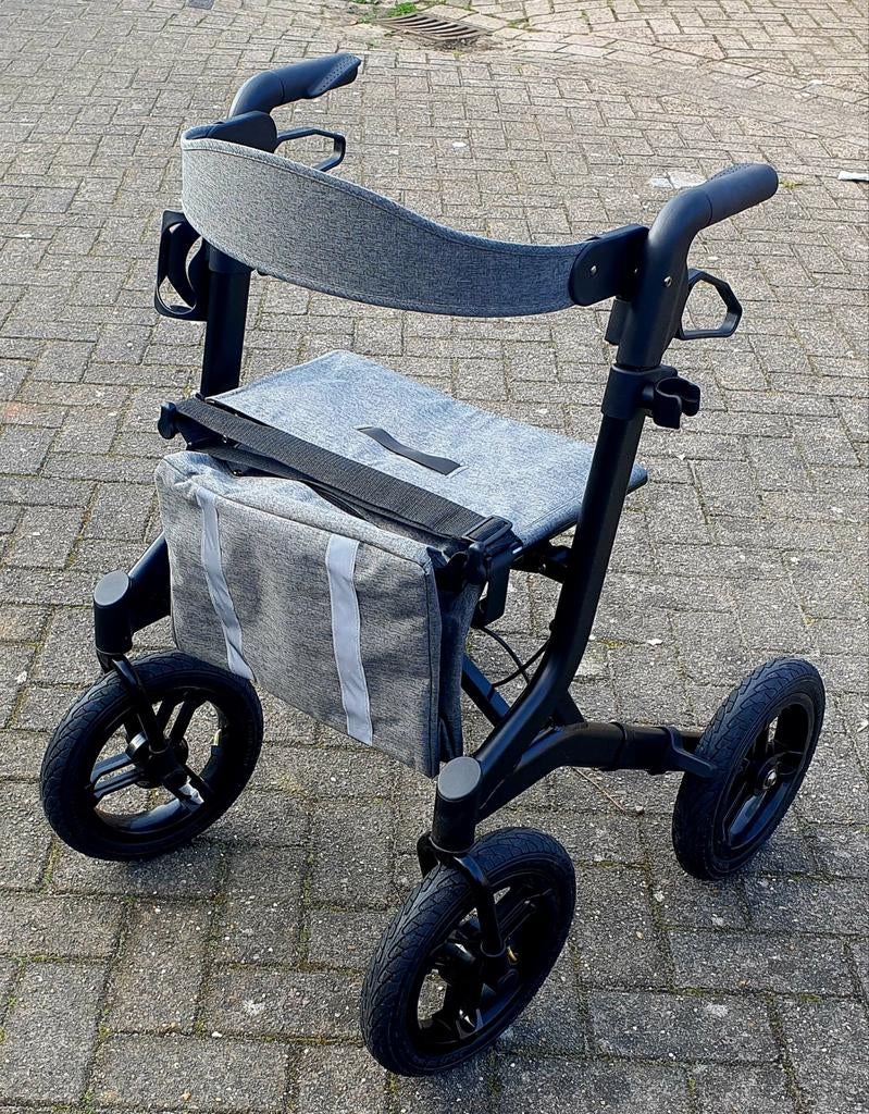 Rollator outdoor inklapbaar met grote luchtbanden NIEUW, Diversen, Rollators, Rollator Outdoor, Rollator Outdoor, Nieuw, Ophalen of Verzenden