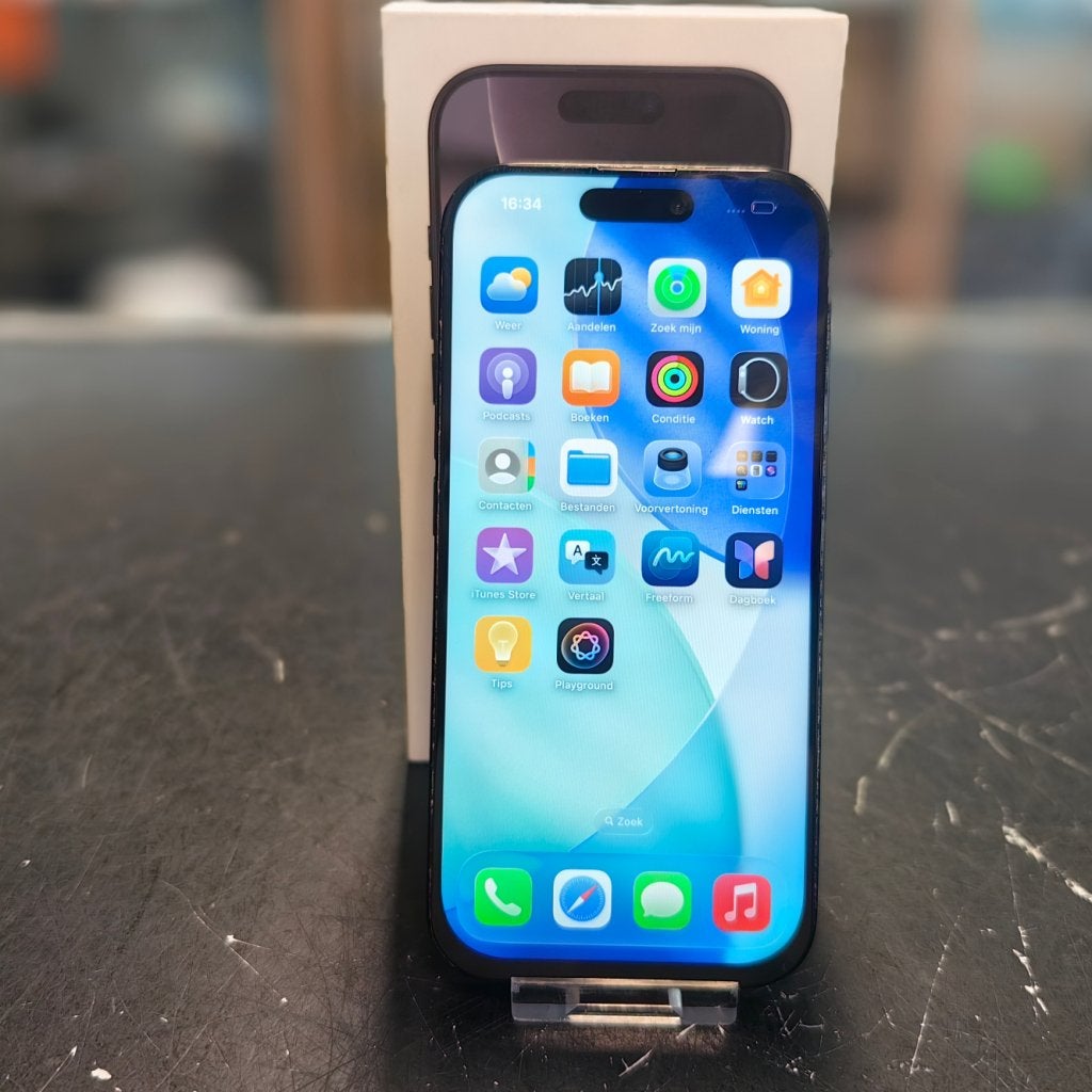Apple iPhone 16 Pro 256GB Accu 91 - Geen Face ID, Apple, Gebruikt, Support@apple.com, One Apple Park Way
Cupertino, CA 95014
United States