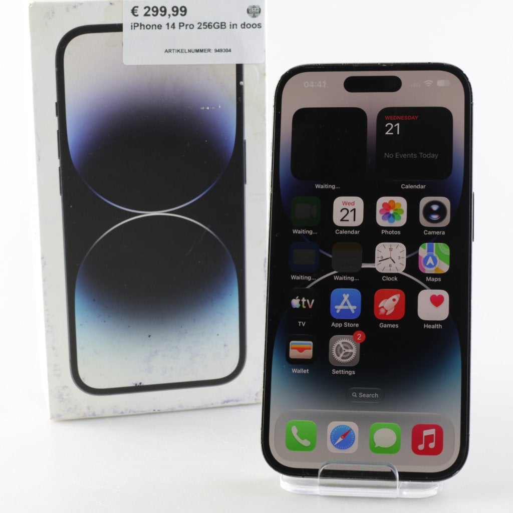 iPhone 14 Pro 256GB in doos, Apple, Gebruikt, Support@apple.com, One Apple Park Way
Cupertino, CA 95014
United States