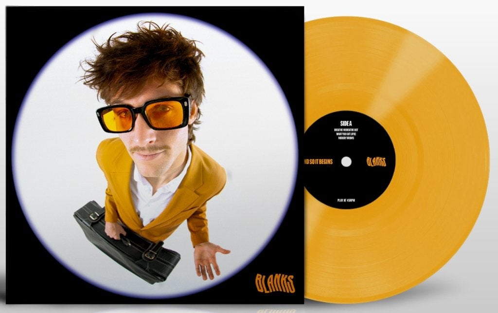 Vinyl EP Blanks And So It Begins ORANGE Vinyl RSD 2024 NIEUW, Pop, EP, 12 inch, Nieuw in verpakking