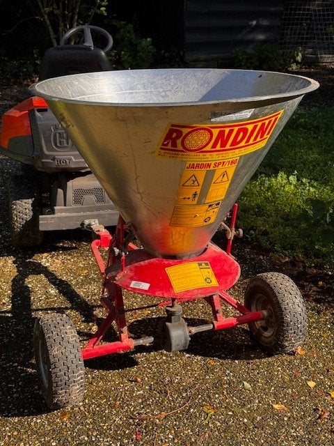 Rondini strooier model SPT160 RVS, Ophalen, Gebruikt, Rondini