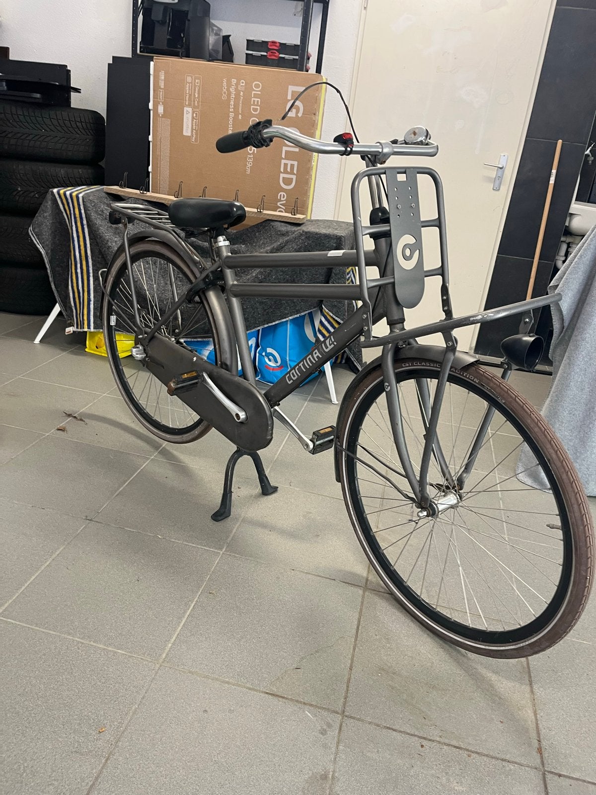 Cortina U4 Transportfiets - Gebruikt heeft wat liefde nodig, Fietsen en Brommers, Fietsen | Jongens, Ophalen, Gebruikt, Versnellingen