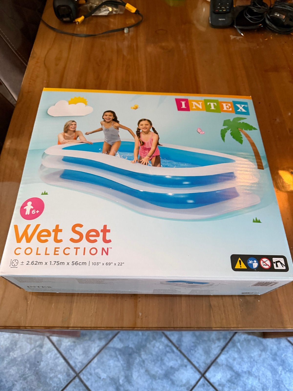 Intex Wet Set Familie Zwembad met Isolatiematten, Ophalen, Opblaaszwembad, Nieuw, 200 tot 400 cm