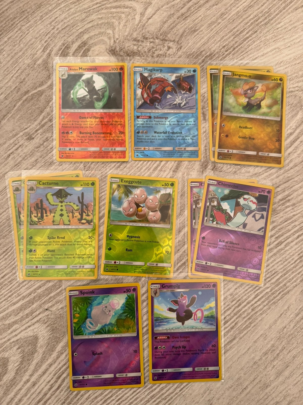 Crimson Invasion Holo en Reverse Holo kaartjes Pokémon, Ophalen, Nieuw, Meerdere kaarten