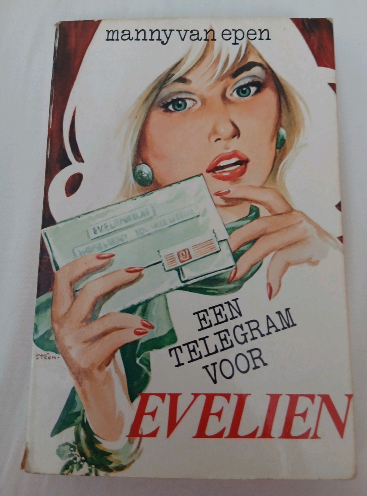 Een Telegram Voor Evelien - Kluitman Romanserie, Boeken, Ophalen of Verzenden, Gelezen, Manny van Epen, Nederland