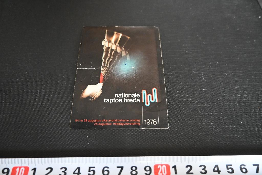 sticker Breda Nationale Taptoe 1976, Ophalen, Zo goed als nieuw