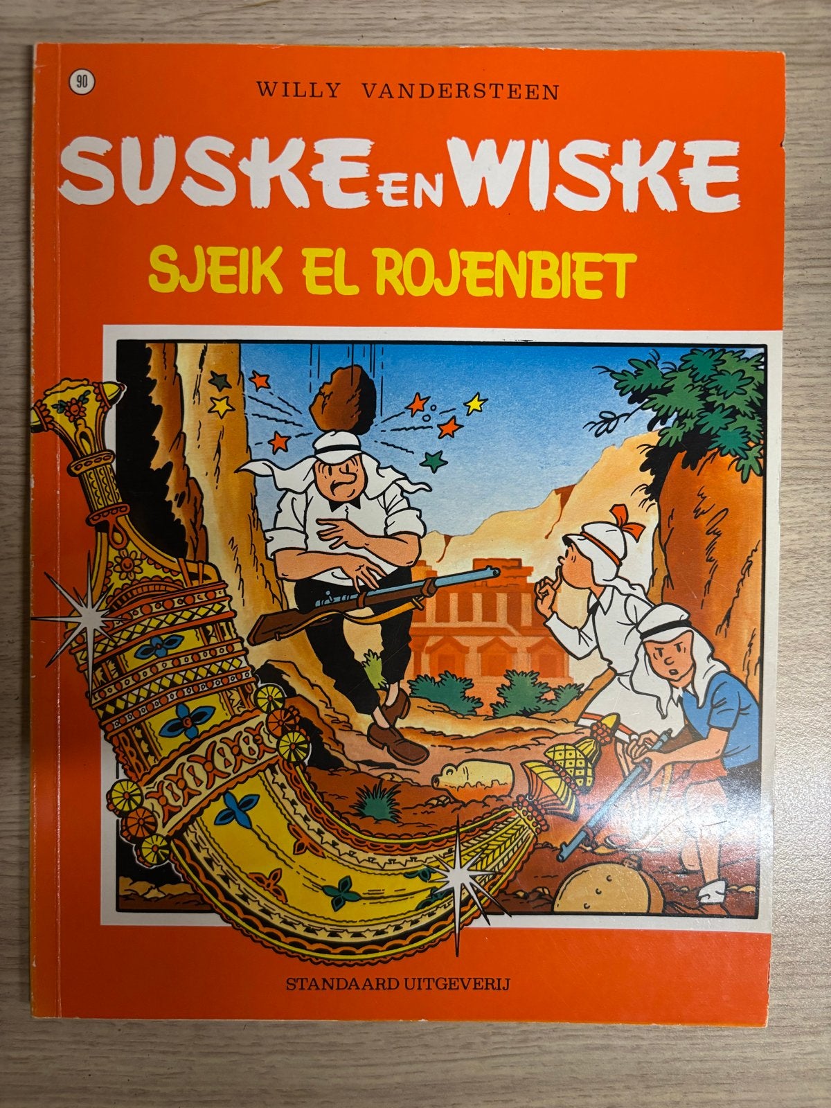 Suske en Wiske - Sjeik El Roojenbiet (nr. 90), Eén stripboek, Ophalen of Verzenden, Gelezen