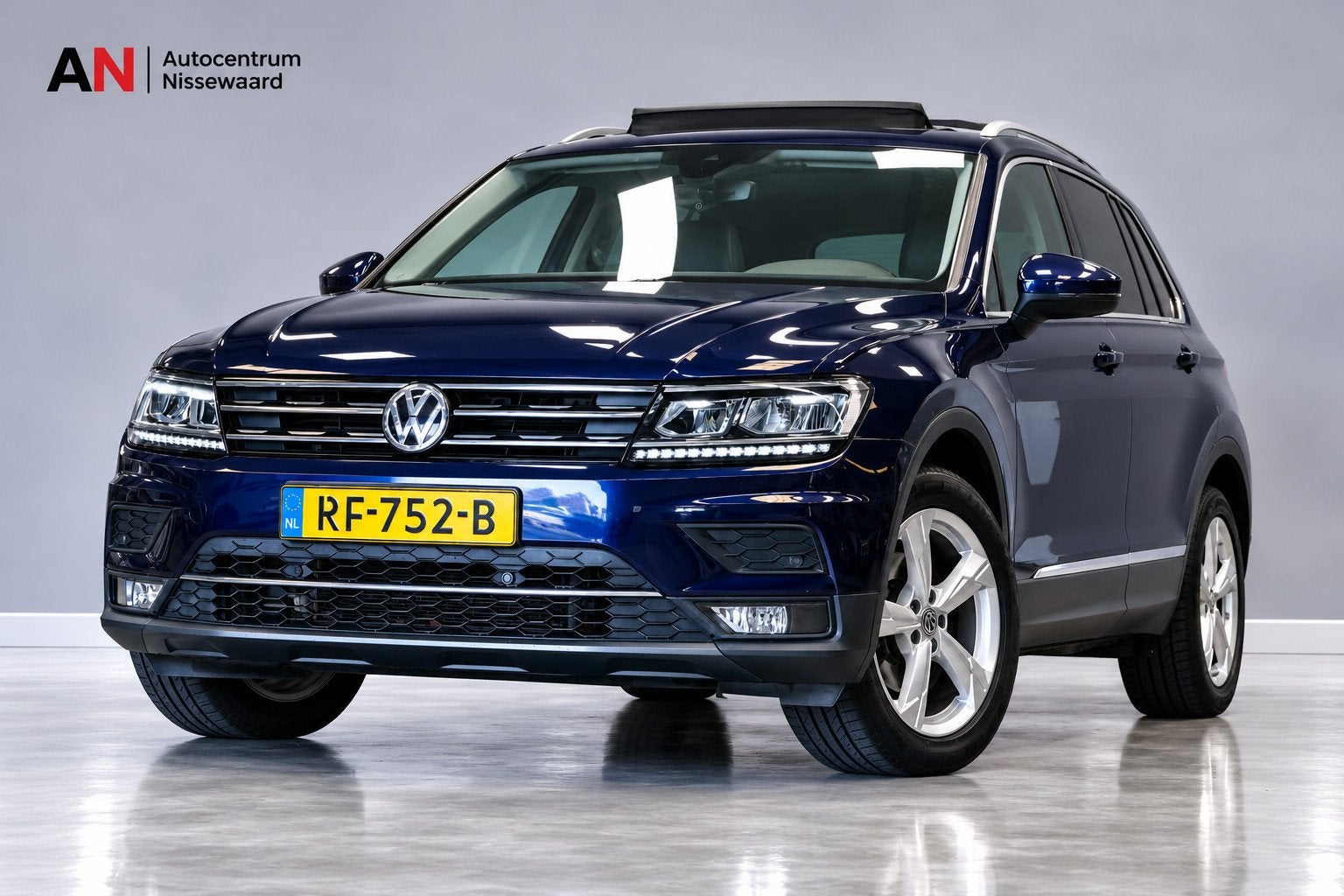 Volkswagen Tiguan 1.4 TSI ACT Highline|Pano|Carplay|Memory, Auto's, 4 cilinders, 150 pk, Blauw, SUV of Terreinwagen