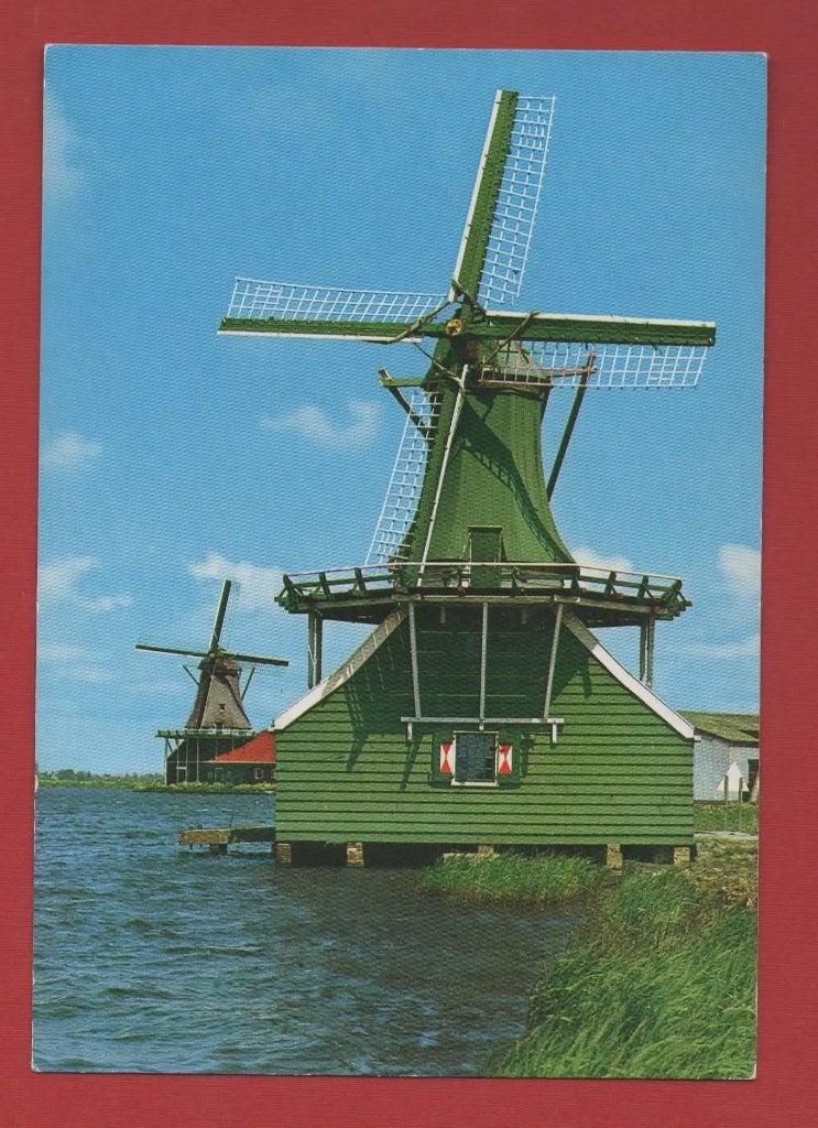 Zaanstad - Molen "De Huisman" - Houten Stellingmolen - Ong, Ophalen of Verzenden, 1980 tot heden, Ongelopen, Noord-Holland
