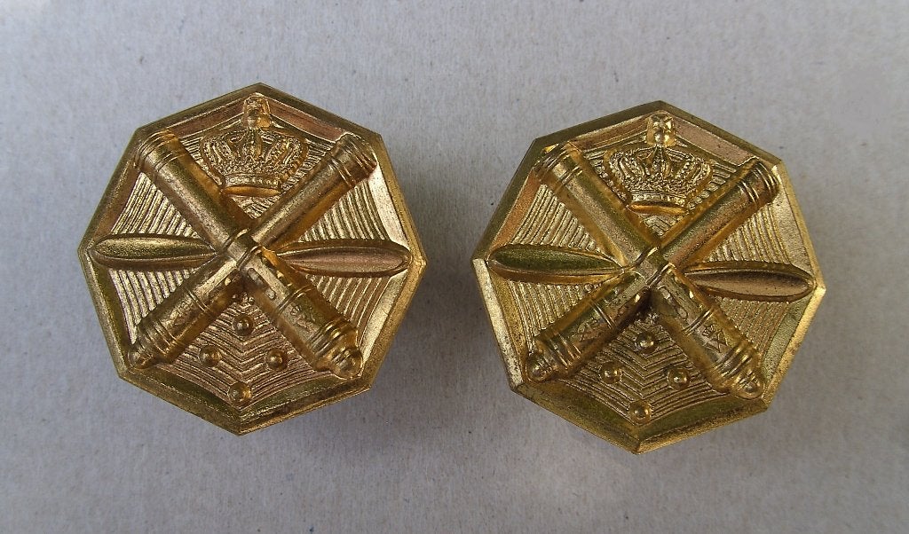 emblemen Lua / Luchtdoelartillerie, Verzamelen, Ophalen of Verzenden, Landmacht, Nederland, Embleem of Badge