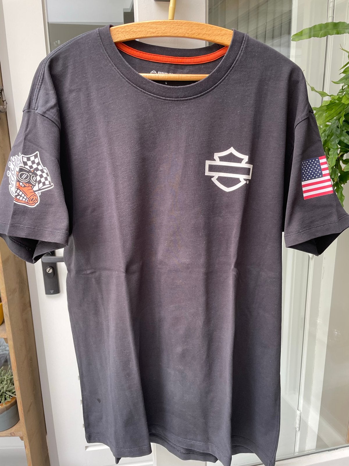 Harley-Davidson Fast Jhonny Factory T-shirt Zwart Maat L, Ophalen of Verzenden, Tweedehands, Overige typen