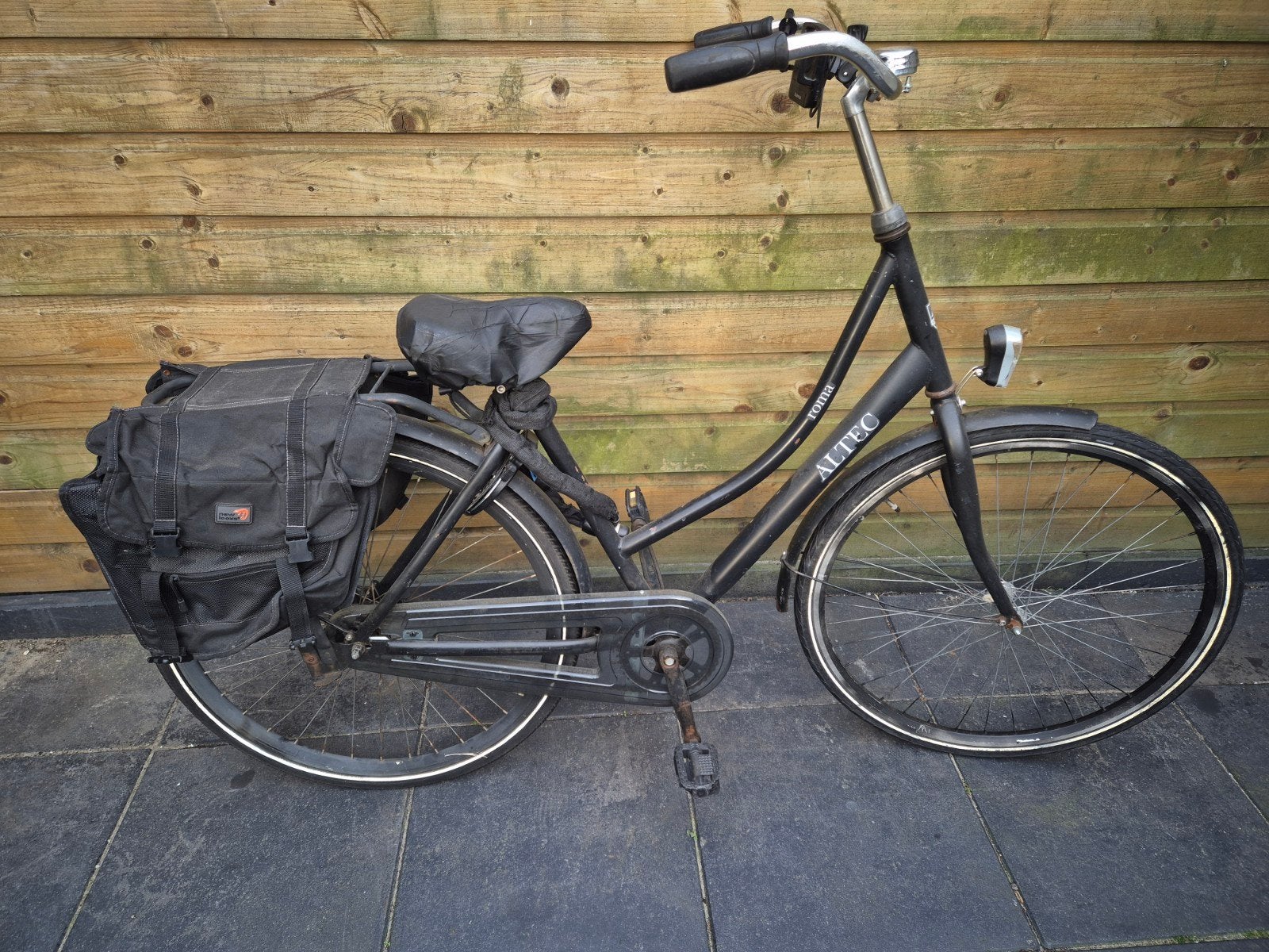 Altec Roma Omafiets - Stevige en Comfortabele Stadsfiets, Fietsen en Brommers, Ophalen, Terugtraprem, Altec, Gebruikt