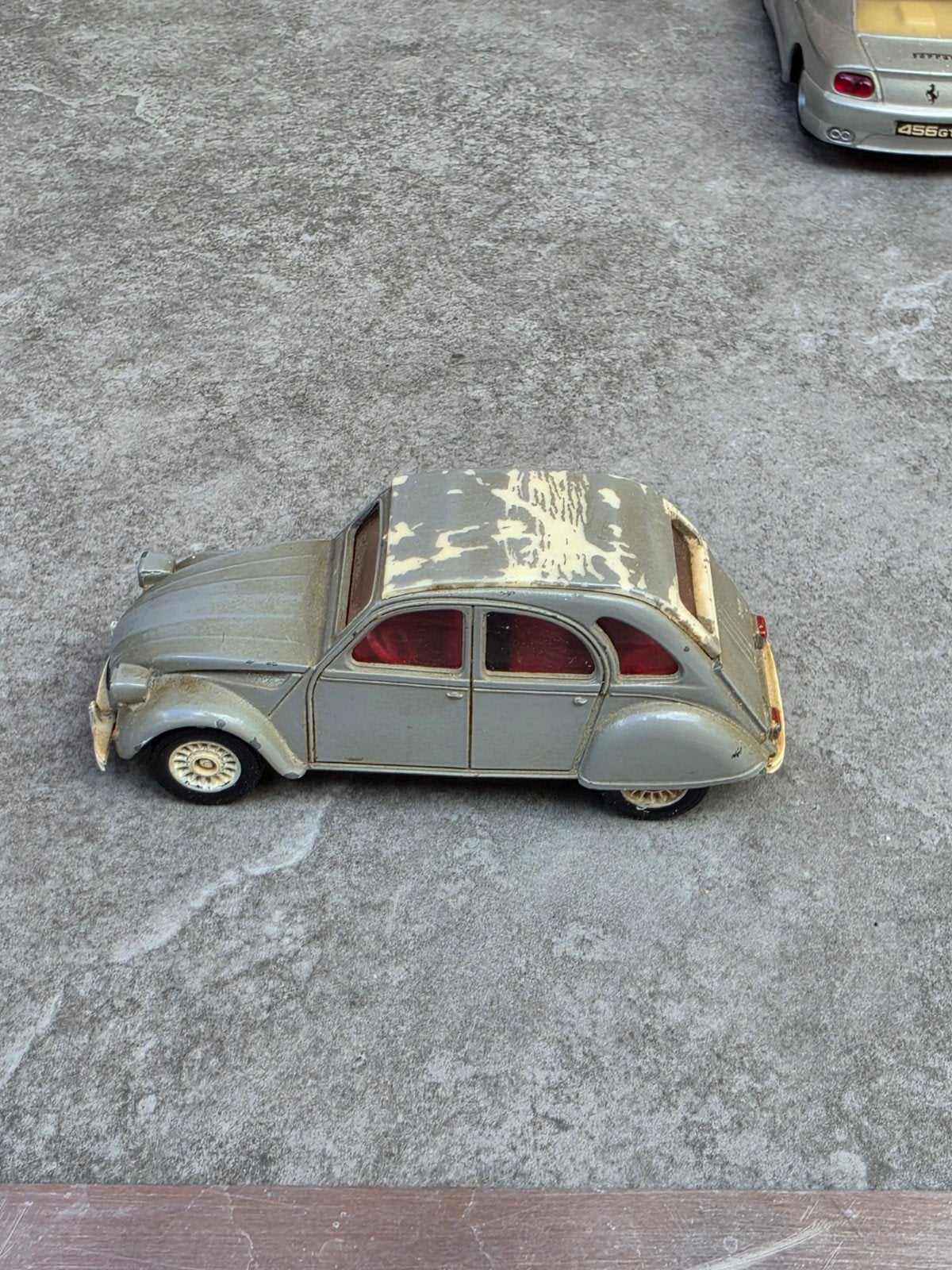 2x Solido Citroën 2CV 1/43 modelauto's - Gebruikt, Ophalen, Gebruikt, Auto