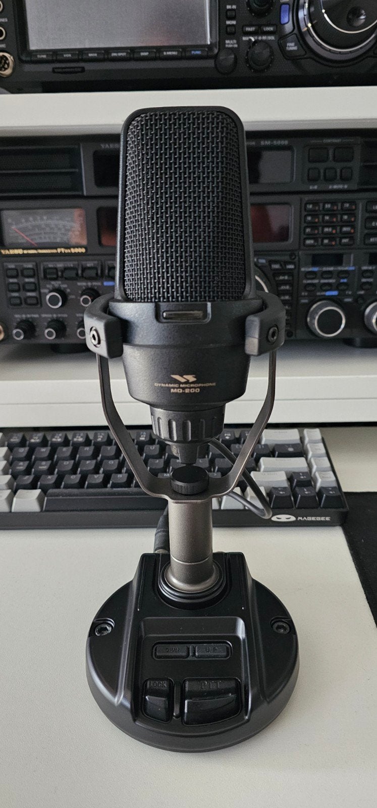Yaesu MD 200 MD-200 microfoon/Icom/Kenwood, Telecommunicatie, Ophalen of Verzenden, Zo goed als nieuw