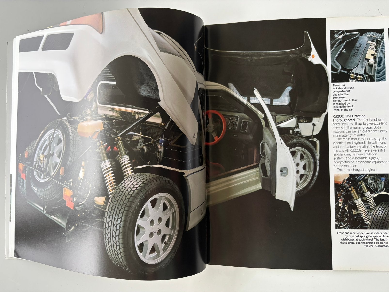 Folder Ford RS200 RS, Ophalen of Verzenden, Zo goed als nieuw, Ford