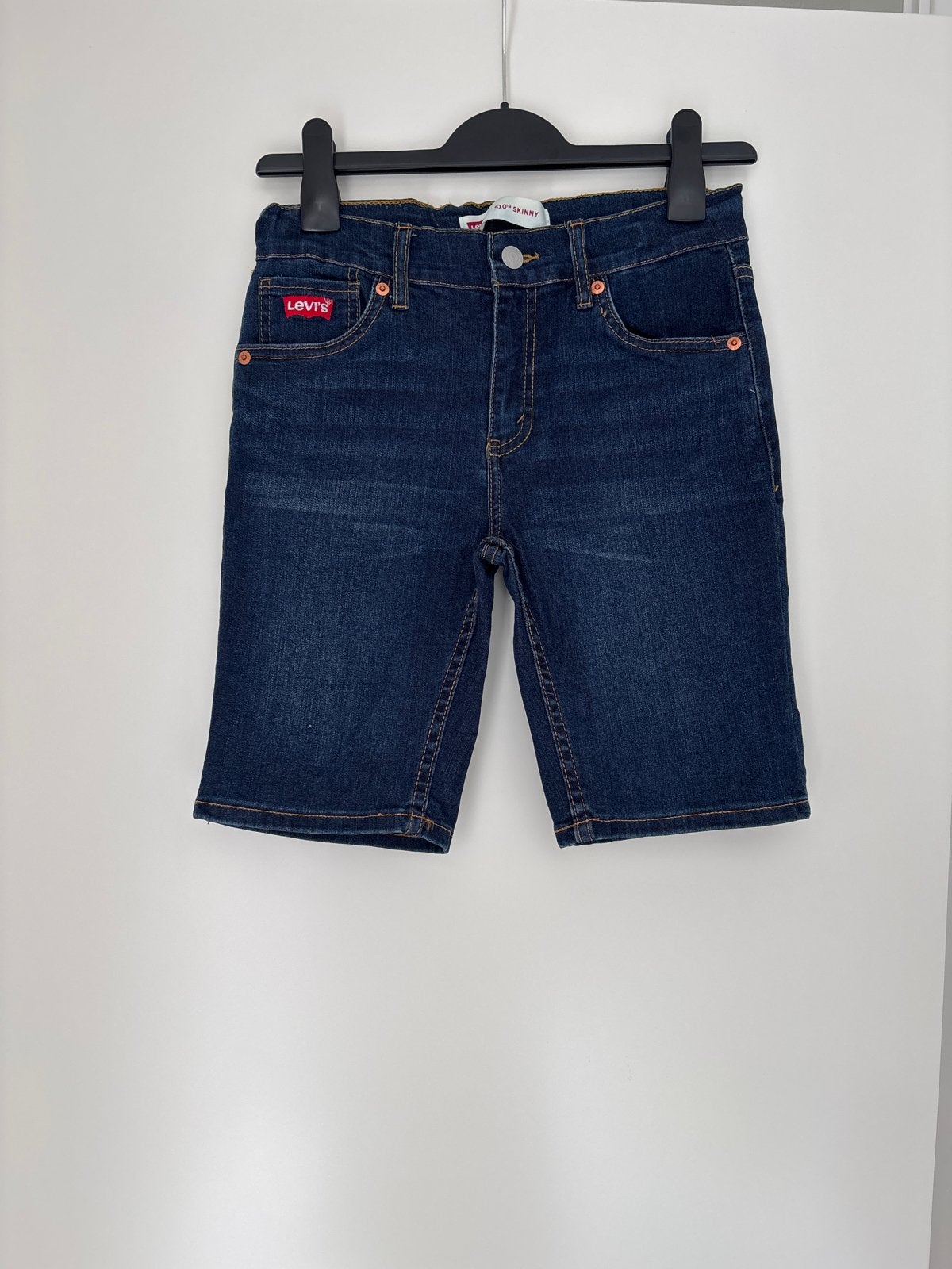 Levi's 510 Skinny Denim Shorts - Maat 12A (152 cm), Ophalen of Verzenden, Zo goed als nieuw, Jongen
