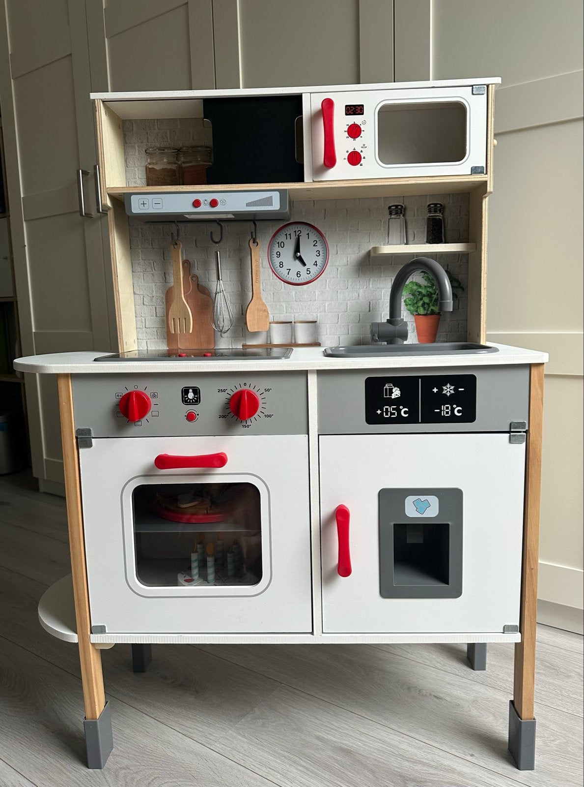 Lidl Speelgoed Keuken met accessoires en werkende afzuigkap, Ophalen, Gebruikt, Met licht