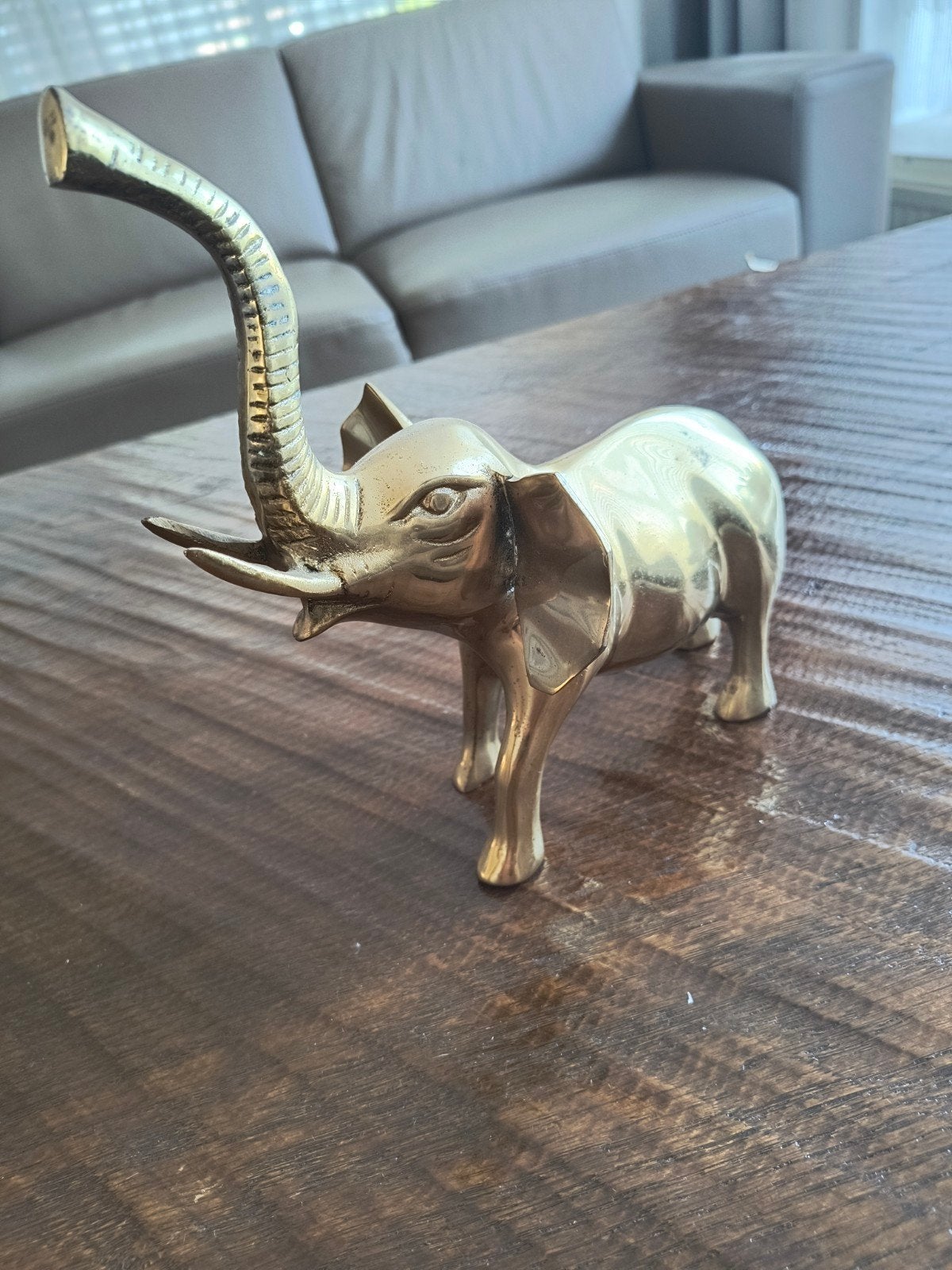 olifant decoratie koper, Ophalen of Verzenden, Wild dier, Beeldje of Figuurtje