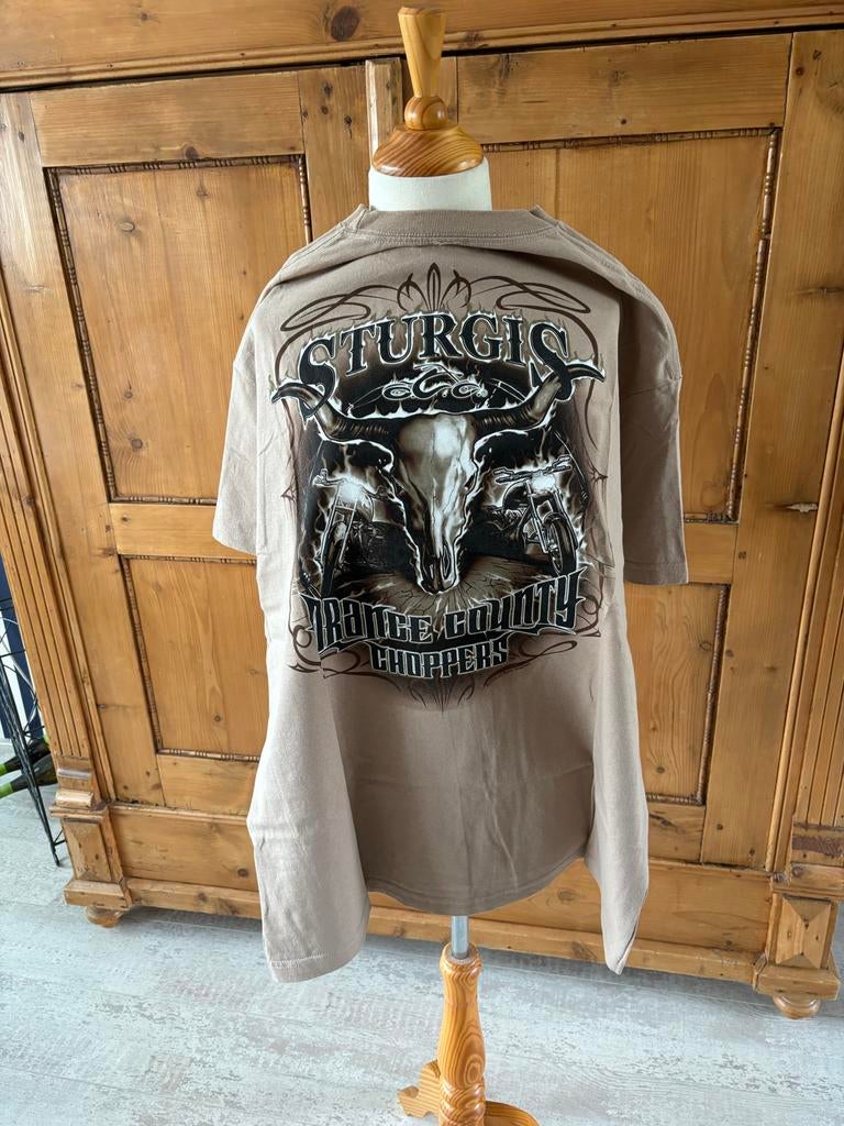 T-shirt Orange County Choppers - Nieuw, Ophalen of Verzenden, Nieuw, Overige maten, Bruin