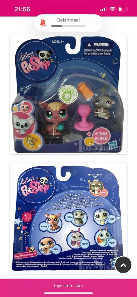 Littlest Pet Shop #1524 & #1525 met accessoires, Verzenden, Zo goed als nieuw