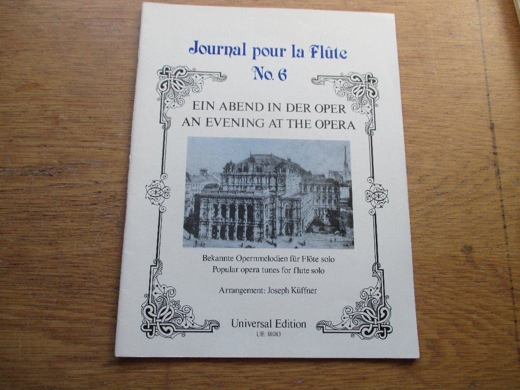 - Een Avond in de Opera- dwarsfluit solo, Gebruikt, Klassiek, Dwarsfluit of Piccolo, Ophalen of Verzenden