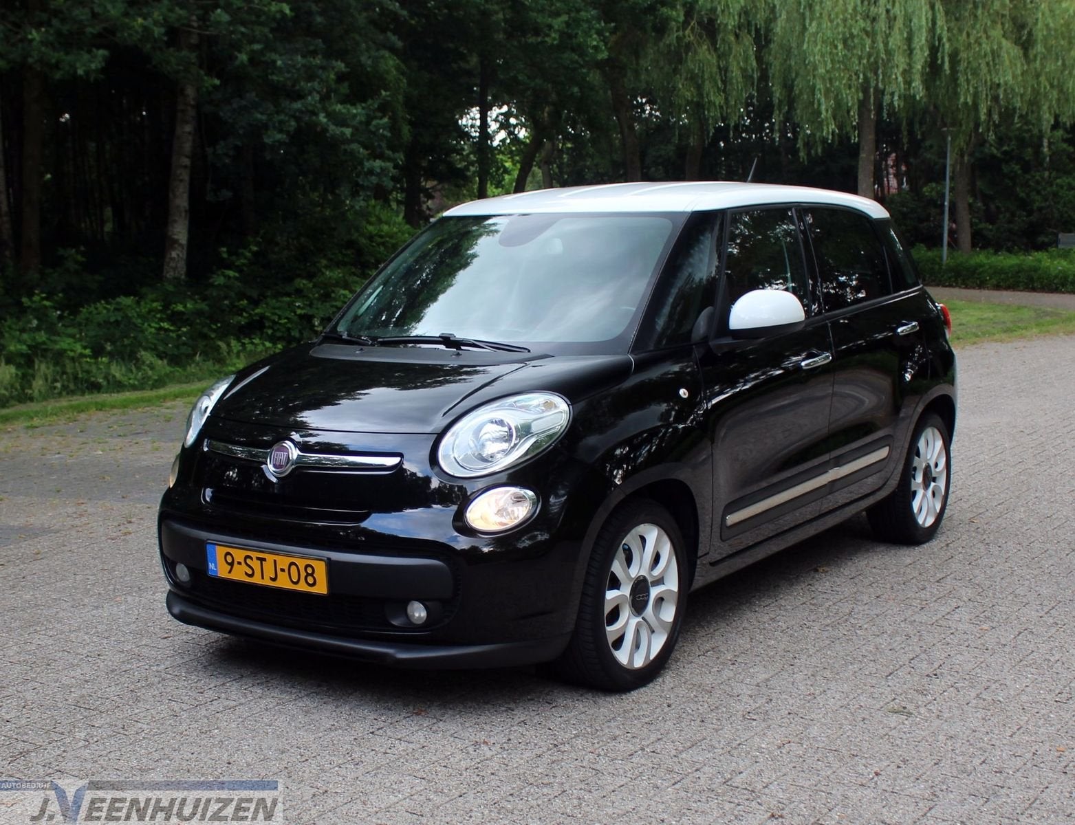 Fiat 500L 0.9 TwinAir Luxy ❄ Clima | Nette auto | Bj '13, Auto's, Fiat, Stof, Gebruikt, Euro 6, Zwart