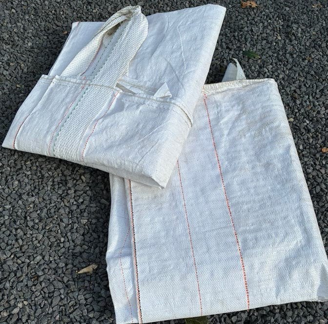 2 big bags.  1m3/stuk, Ophalen of Verzenden, Zo goed als nieuw