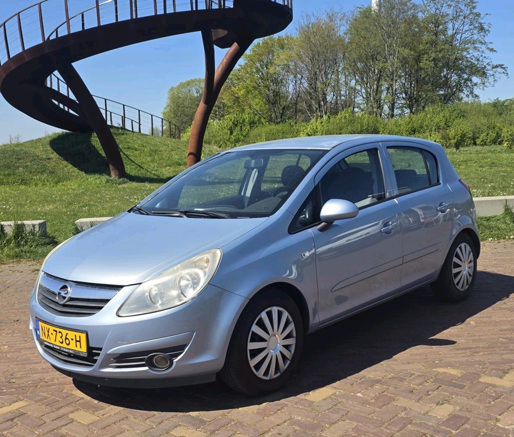 Opel Corsa 1.0 12V | Nwe Apk | Airco | CarPlay | Nwe Ketting, Voorwielaandrijving, Stof, 40 €/maand, Zwart