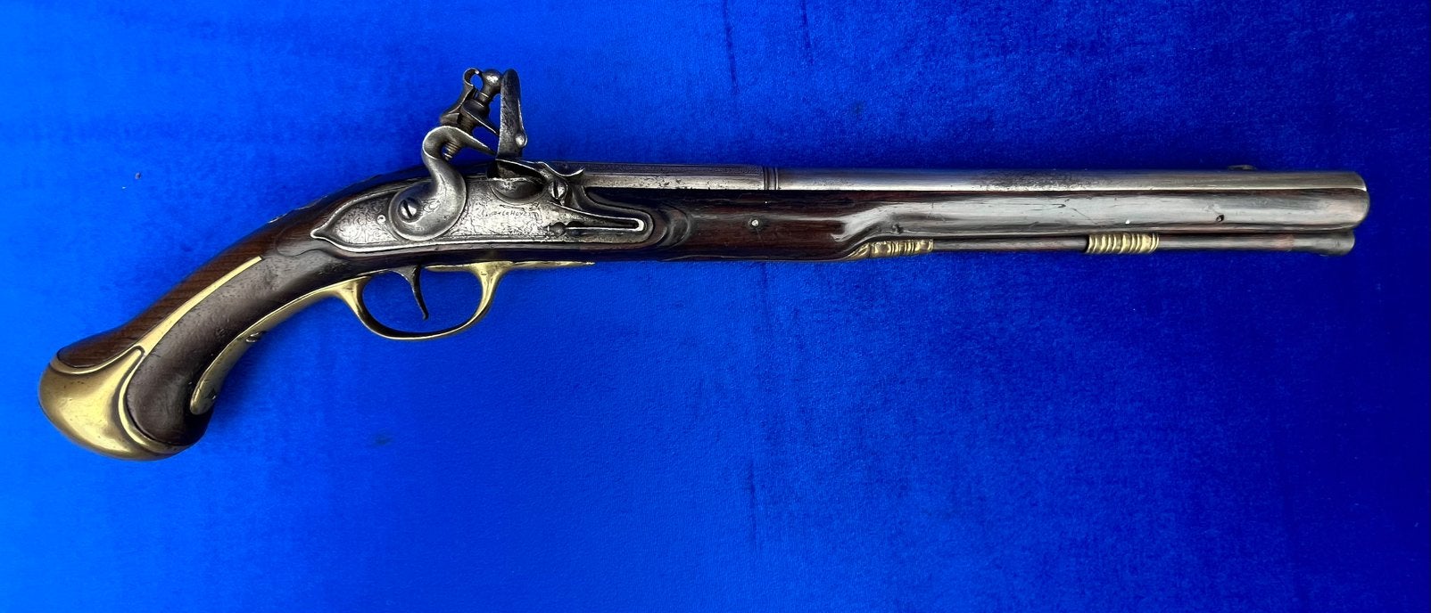 Antiek pistool - Nederlands Ruiterpistool - 50cm lang, Ophalen of Verzenden
