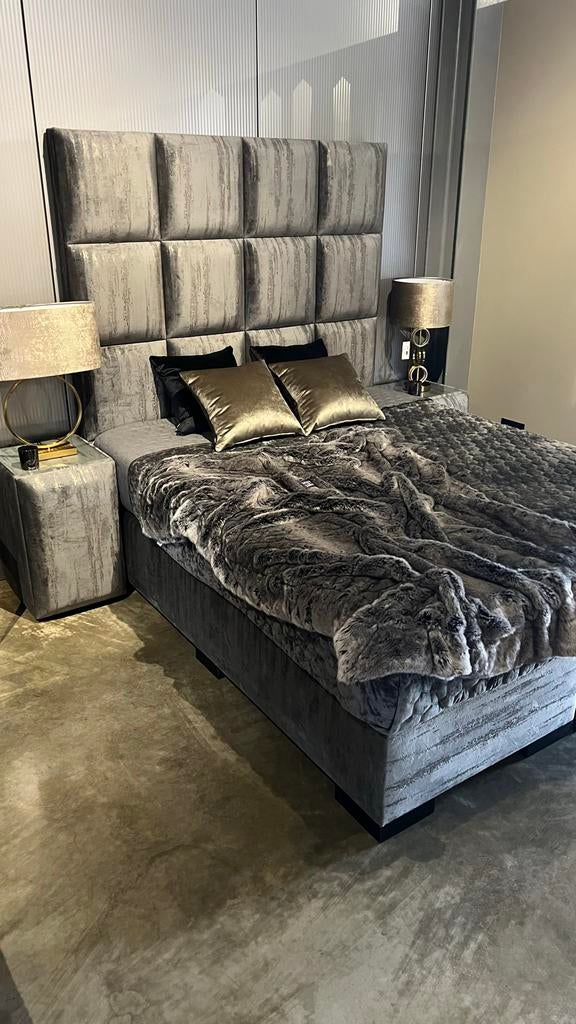 Luxe tweepersoon boxspring 160x200cm LXRY, Ophalen of Verzenden, 200 cm, 160 cm, Nieuw