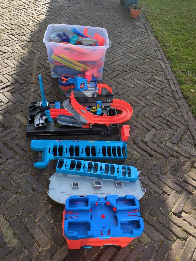 Hot wheels mega pakket, Ophalen, Zo goed als nieuw, Handmatig, Hot Wheels