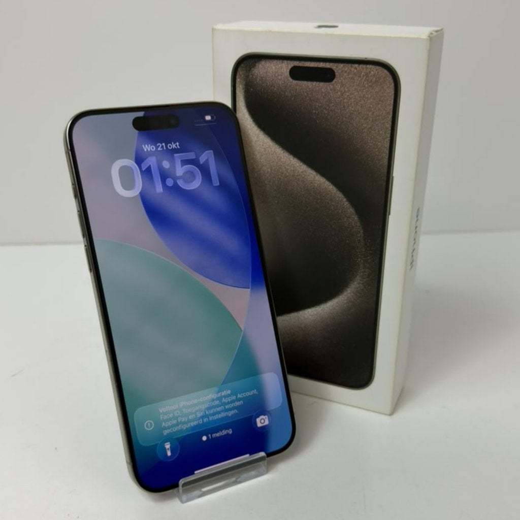 Apple iPhone 15 Pro Max 256GB 85% | Nette staat, Apple, Zo goed als nieuw, Support@apple.com, One Apple Park Way
Cupertino, CA 95014
United States
