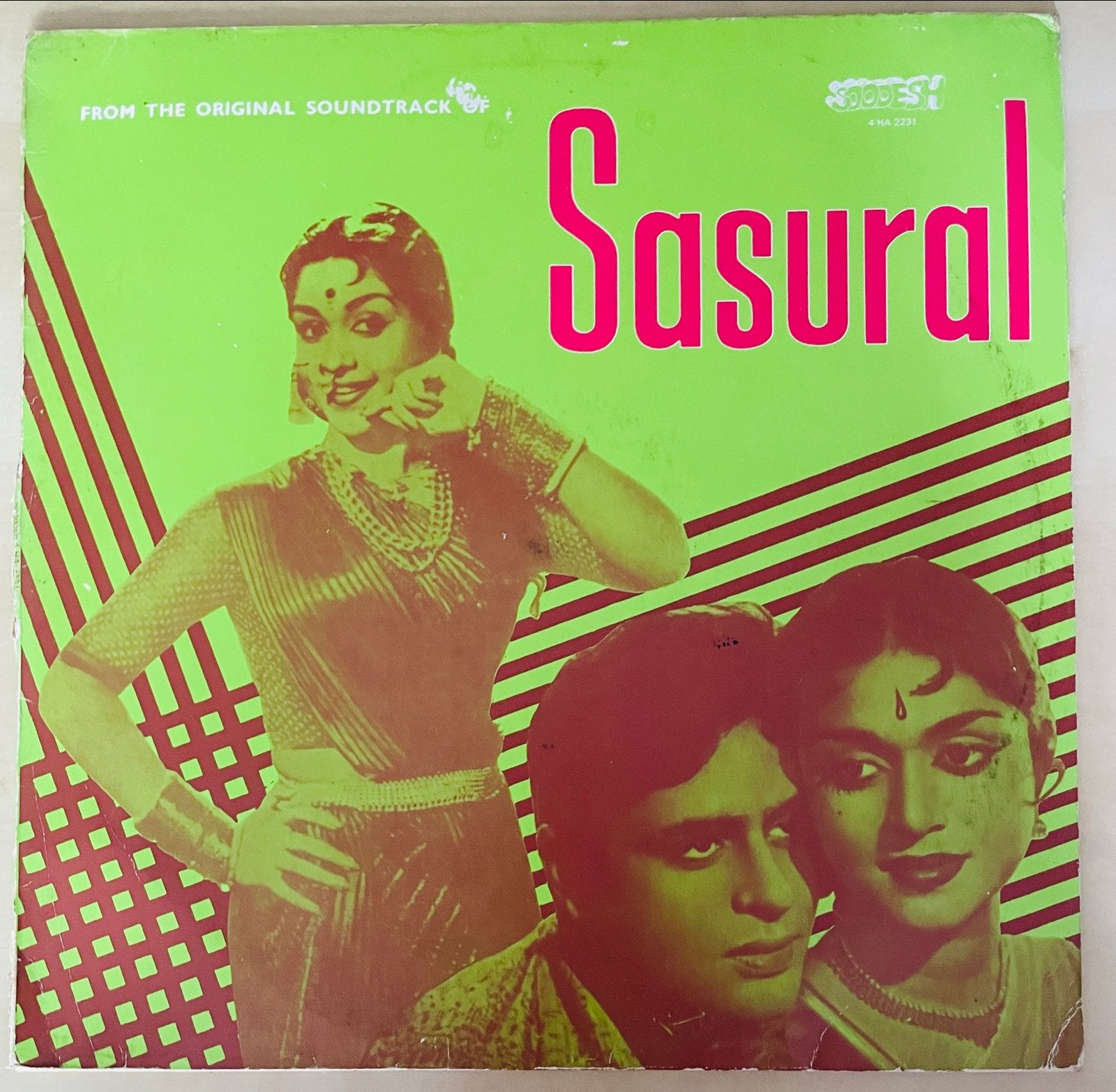 Sasural Soundtrack LP - Bollywood Klassieker, Cd's en Dvd's, Vinyl | Filmmuziek en Soundtracks, LP, Ophalen of Verzenden, Zo goed als nieuw