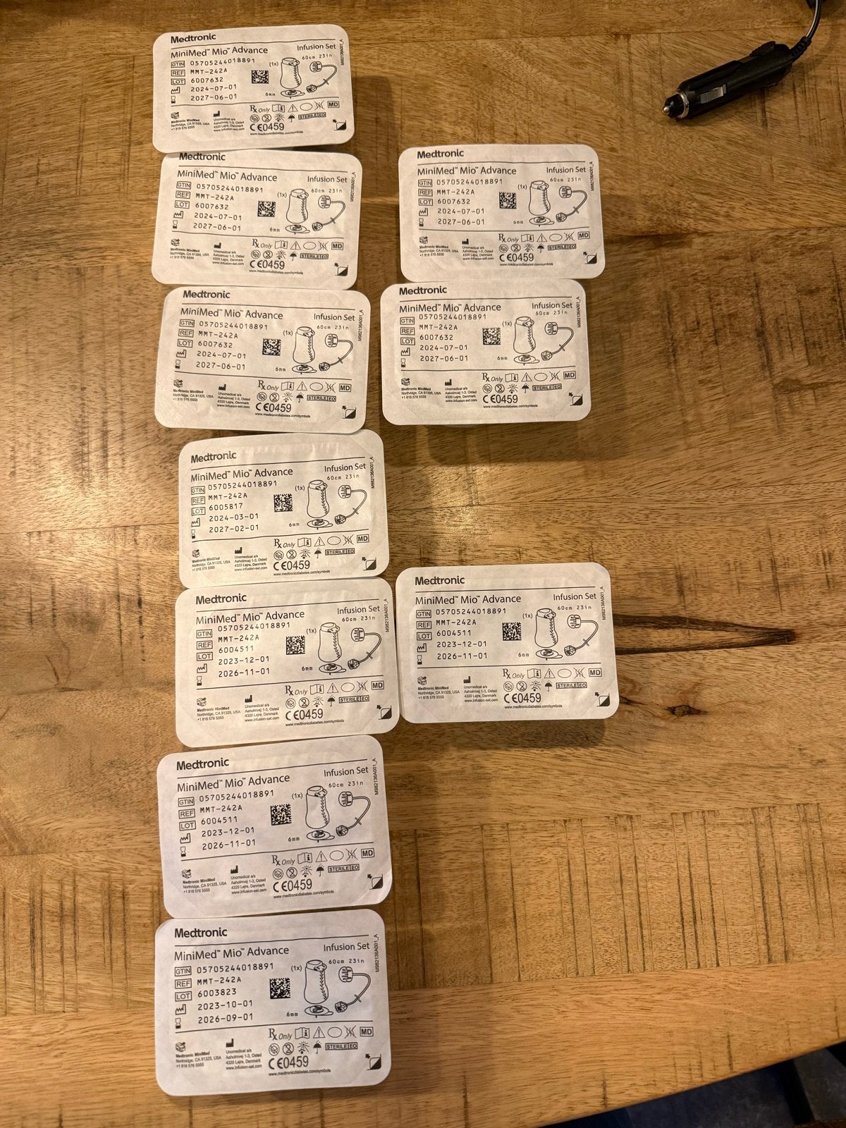 10 nieuwe medtronic minimed mio advance injectors., Diversen, Verpleegmiddelen, Ophalen of Verzenden, Nieuw