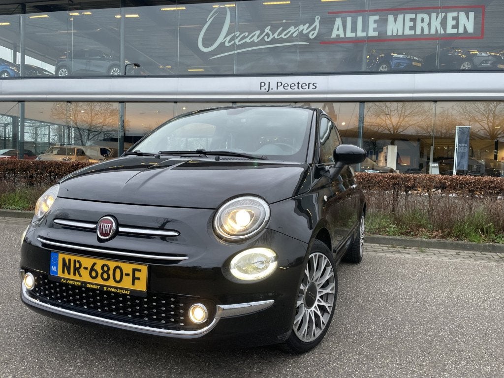 Fiat 500 0.9 TwinAir Turbo Lounge Panoramadak - Airco - park, Auto's, Fiat, Voorwielaandrijving, Stof, Gebruikt, Origineel Nederlands
