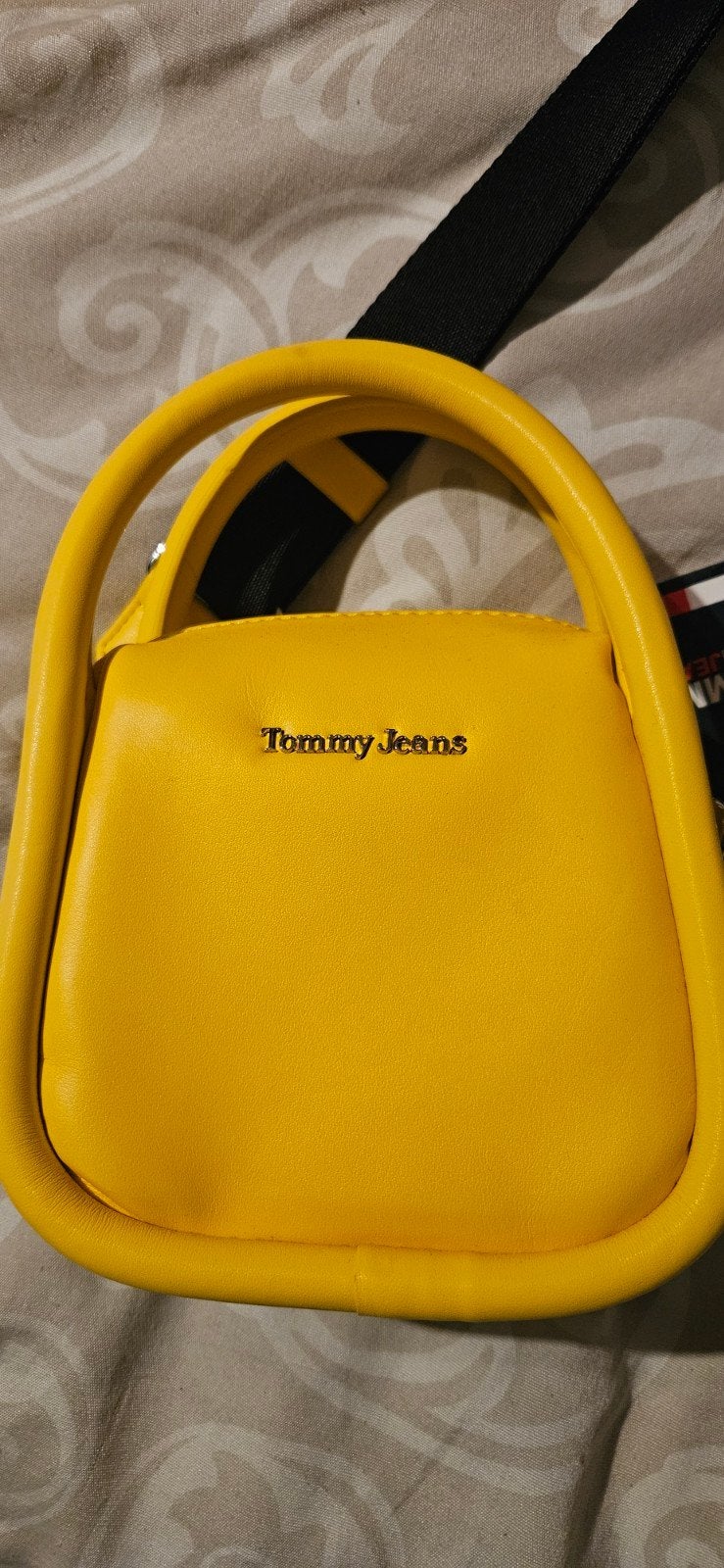 Tommy Jeans Crossbody Tasje - Warm Geel, Ophalen of Verzenden, Nieuw, Geel, Schoudertasje