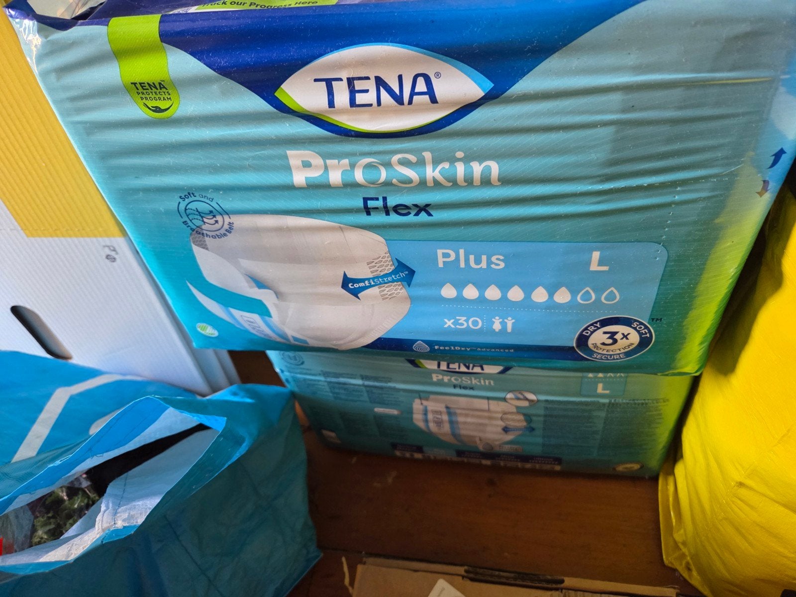 Allerlei incontinentie materiaal, Ophalen
