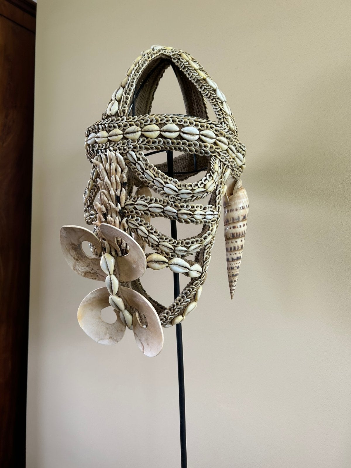 Prachtig oud Asmat Spiritmasker, Papua Nieuw Guinea Tribal, Ophalen of Verzenden