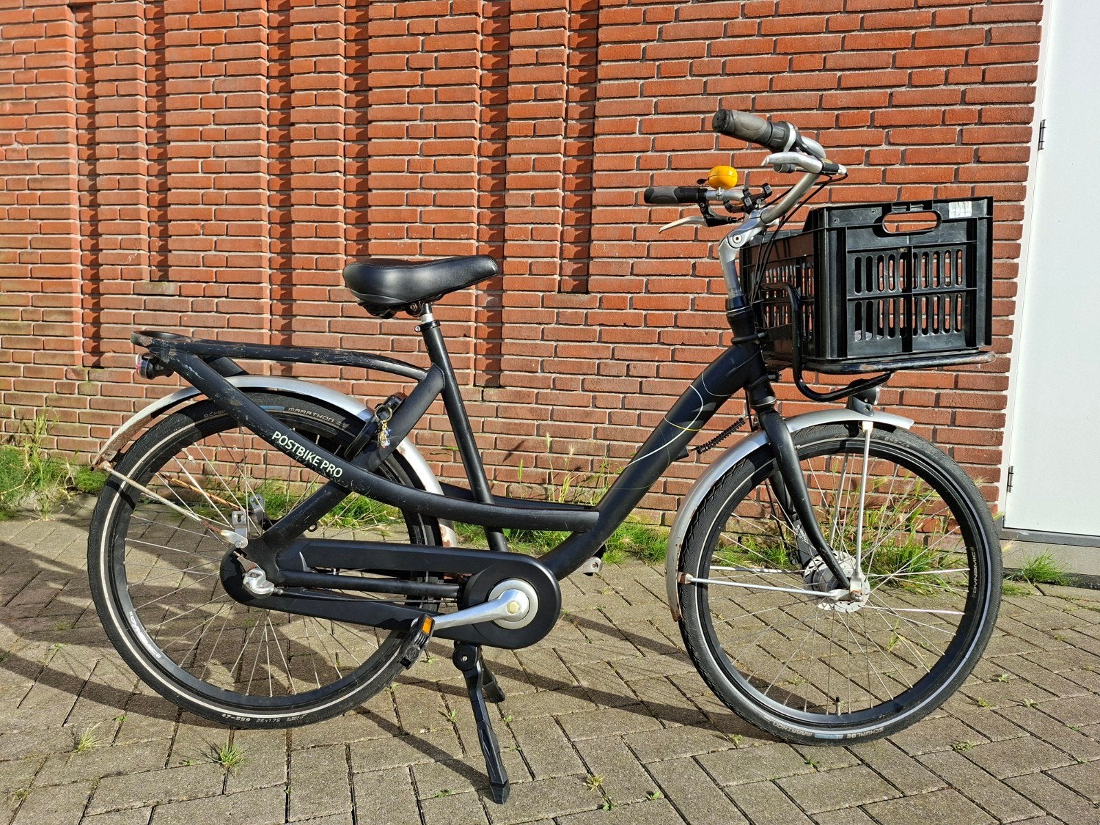 Postbike fiets, Fietsen en Brommers, Fietsen | Dames | Damesfietsen, Gebruikt, Overige merken, (Extra) lage instap, Versnellingen