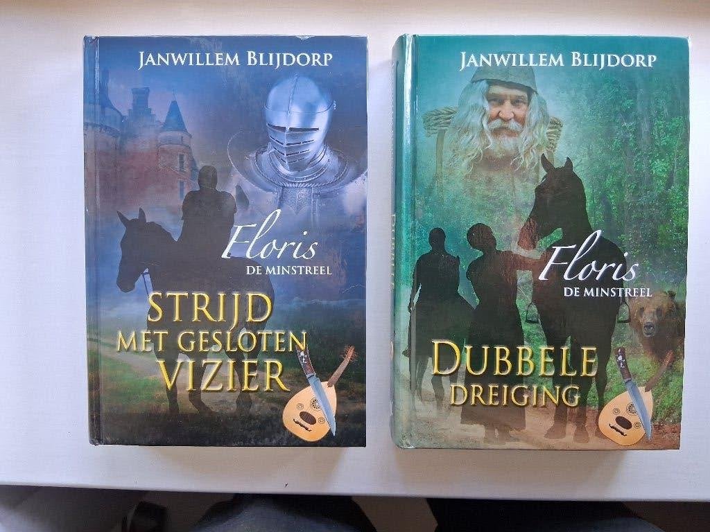 Floris de minstreel (deel 3 en 4) - Janwillem Blijdorp, Christendom | Protestants, Ophalen of Verzenden, Zo goed als nieuw, Janwillem Blijdorp