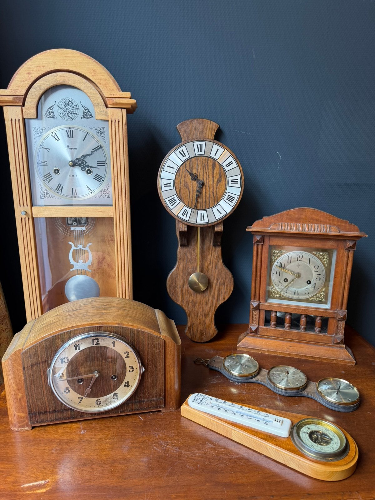 klassieke klokken & vintage weerstations / barometers, Ophalen