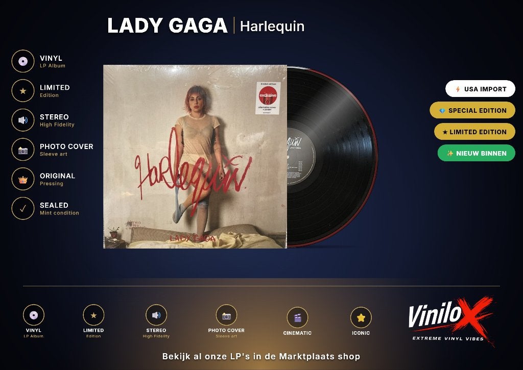 Lady Gaga – Harlequin | LP | Limited Edition, Ophalen of Verzenden, Nieuw in verpakking